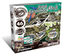 Escavações Fósseis Dinossauros 4 em 1