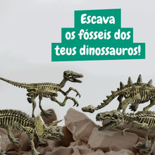 Escavações Fósseis Dinossauros 4 em 1
