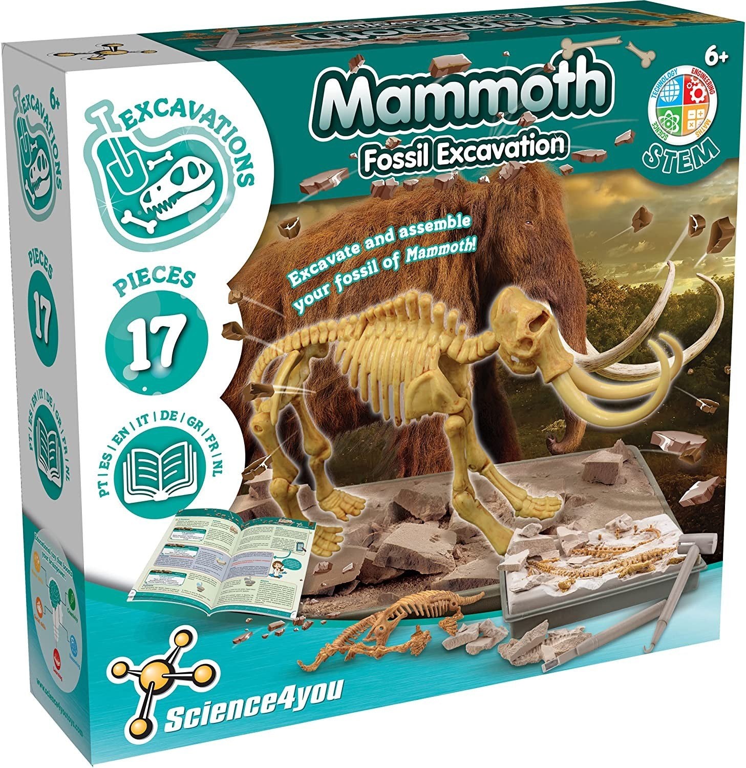 Escavações Fósseis - Mamute