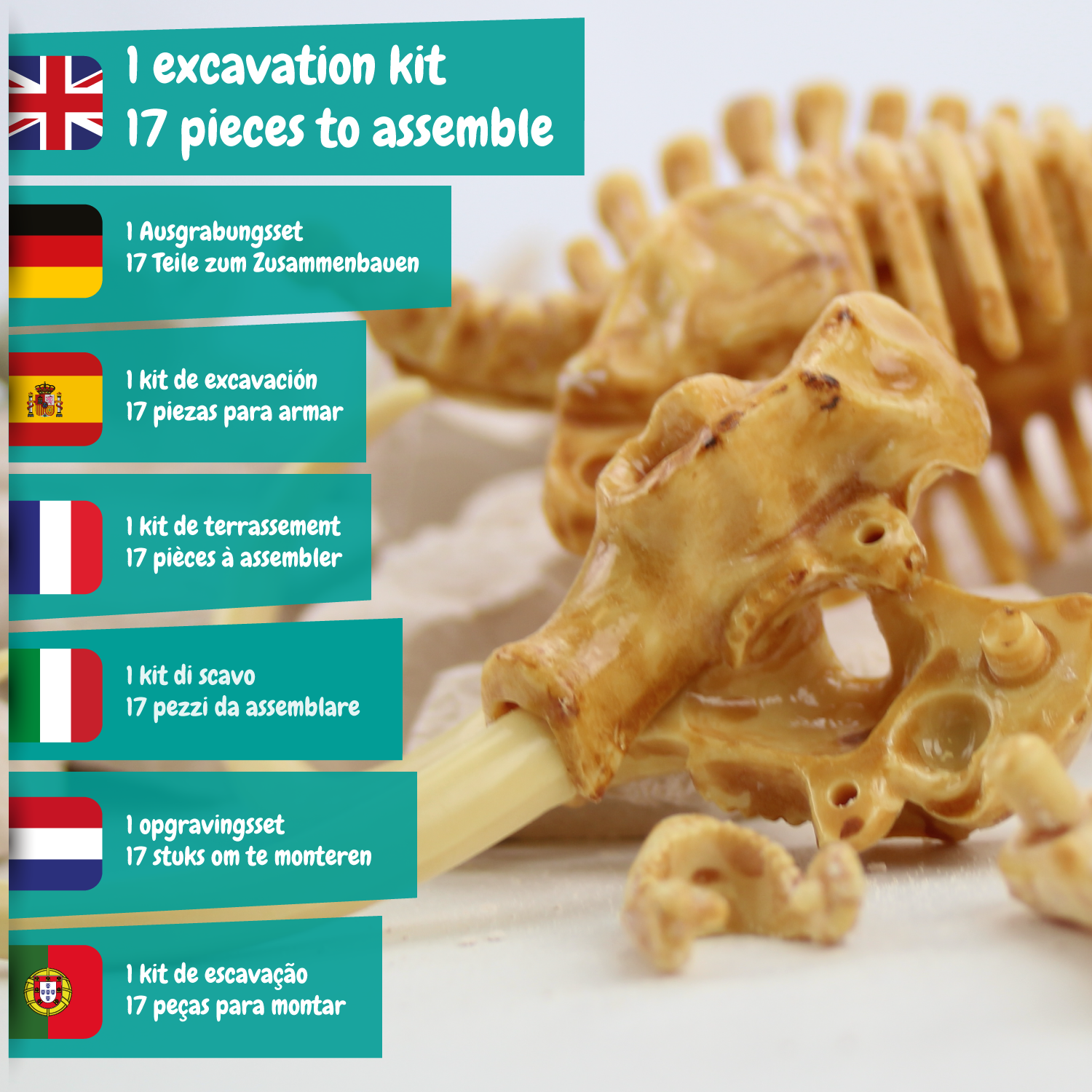 Escavações Fósseis - Mamute