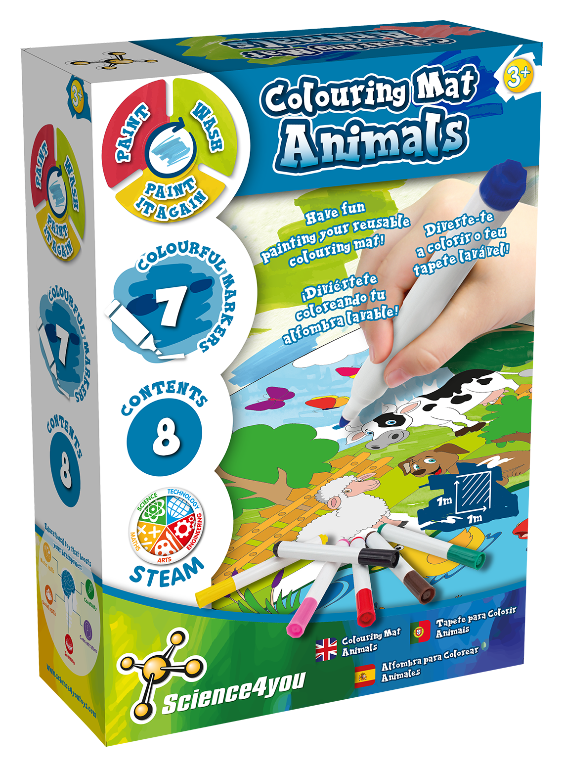Tapete para colorir - Animais