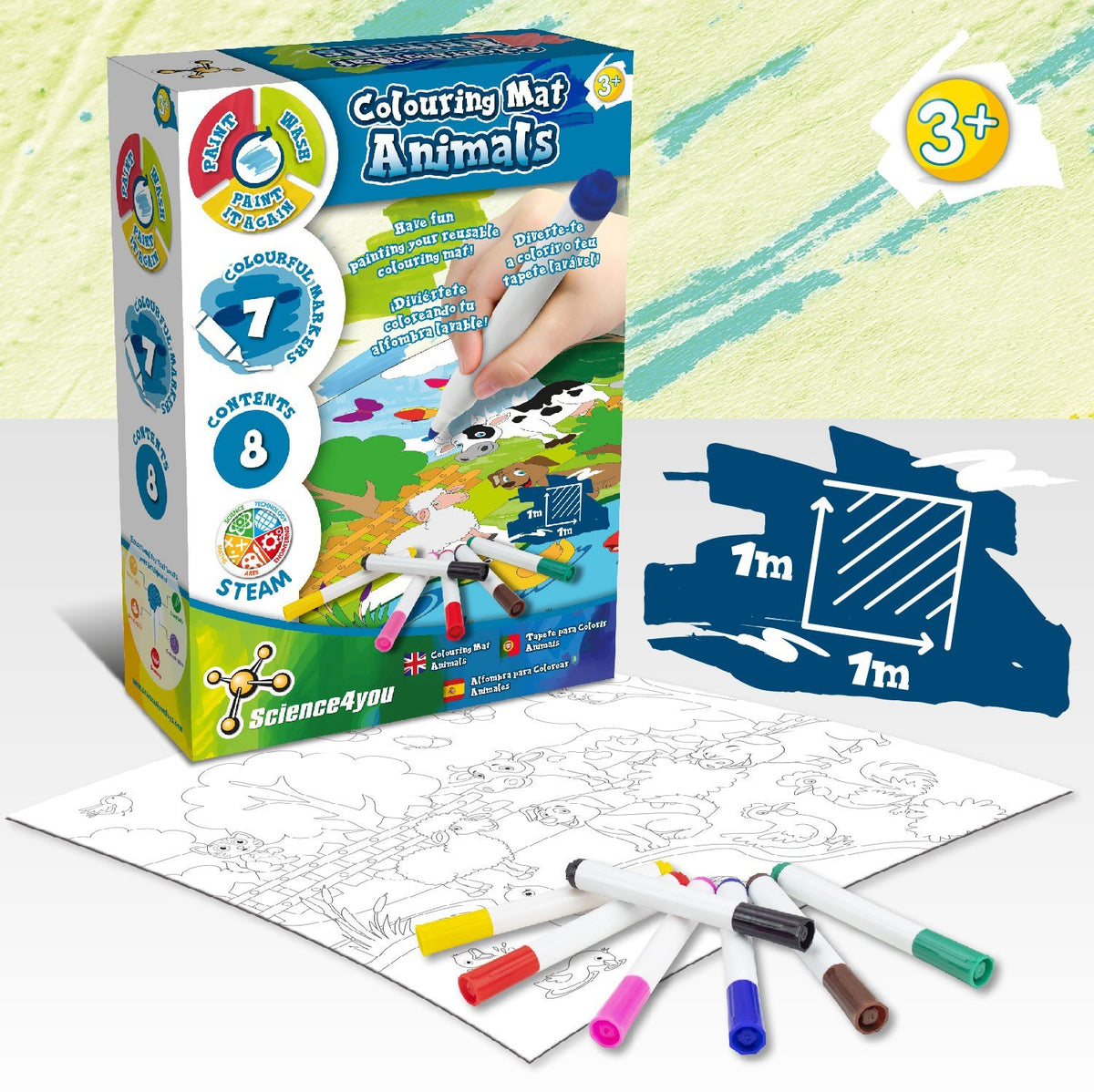 Tapete para colorir - Animais