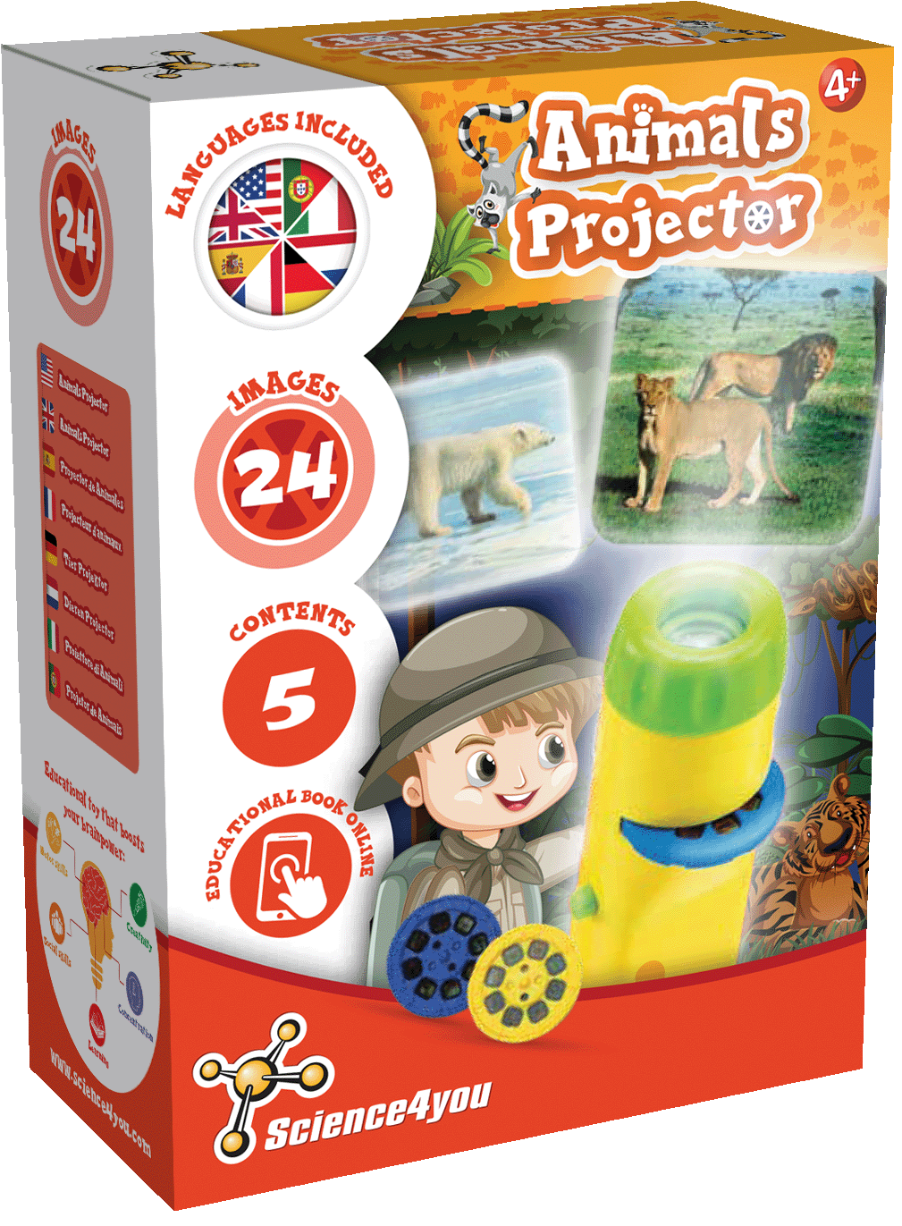 Lanterna Projetor de Animais