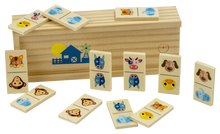 Children's Wooden Dominoes - Animals
