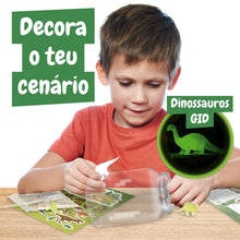 Terrário de Dinossauros - Brilha no Escuro