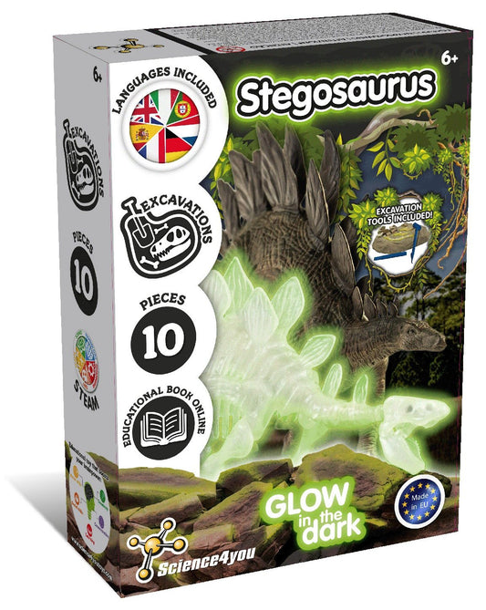 Fossil Excavations Glow in the Dark - Stegosaurus
