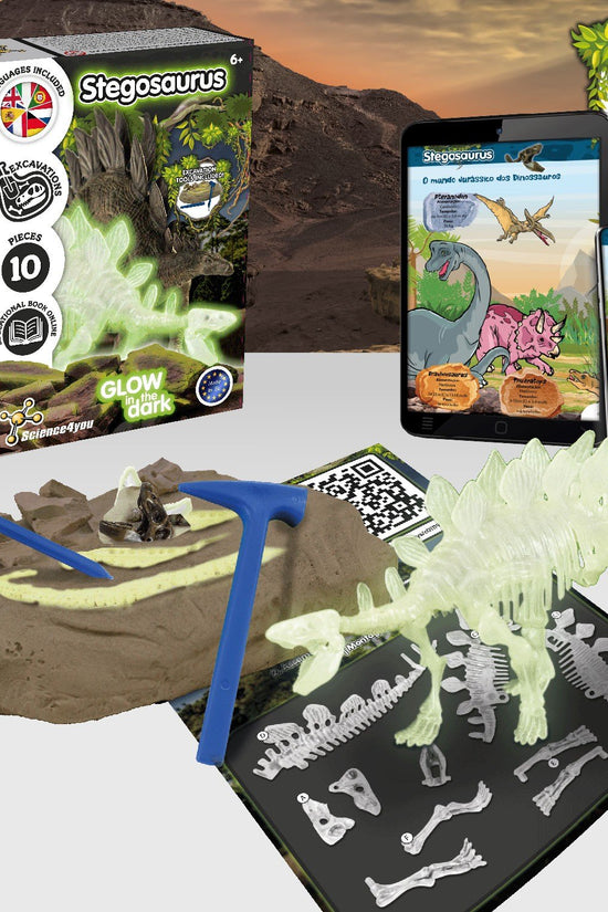 Fossil Excavations Glow in the Dark - Stegosaurus
