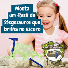 Escavações Fósseis Brilha no Escuro - Stegosauros
