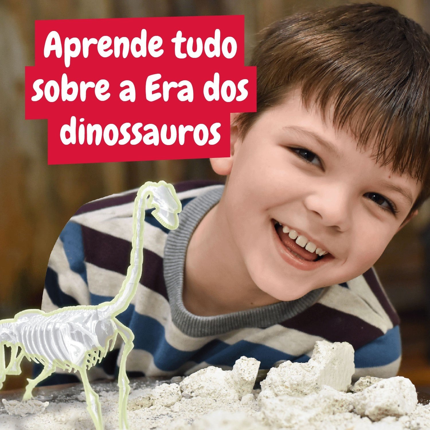 Escavações Fósseis Brilha no Escuro - Brachiosaurus