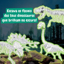 4-in-1 Fossil Excavations - Glow in the Dark
