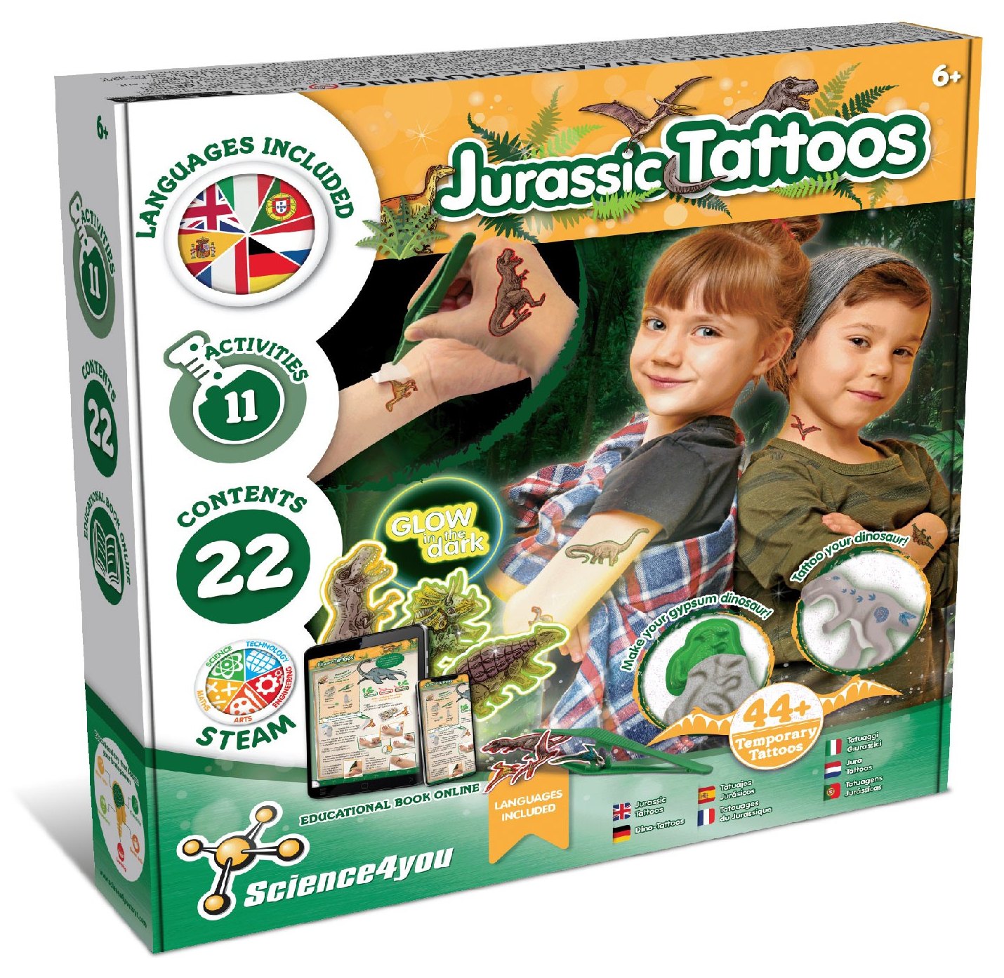 Tatuagens Jurássicas - Versão Multilingue