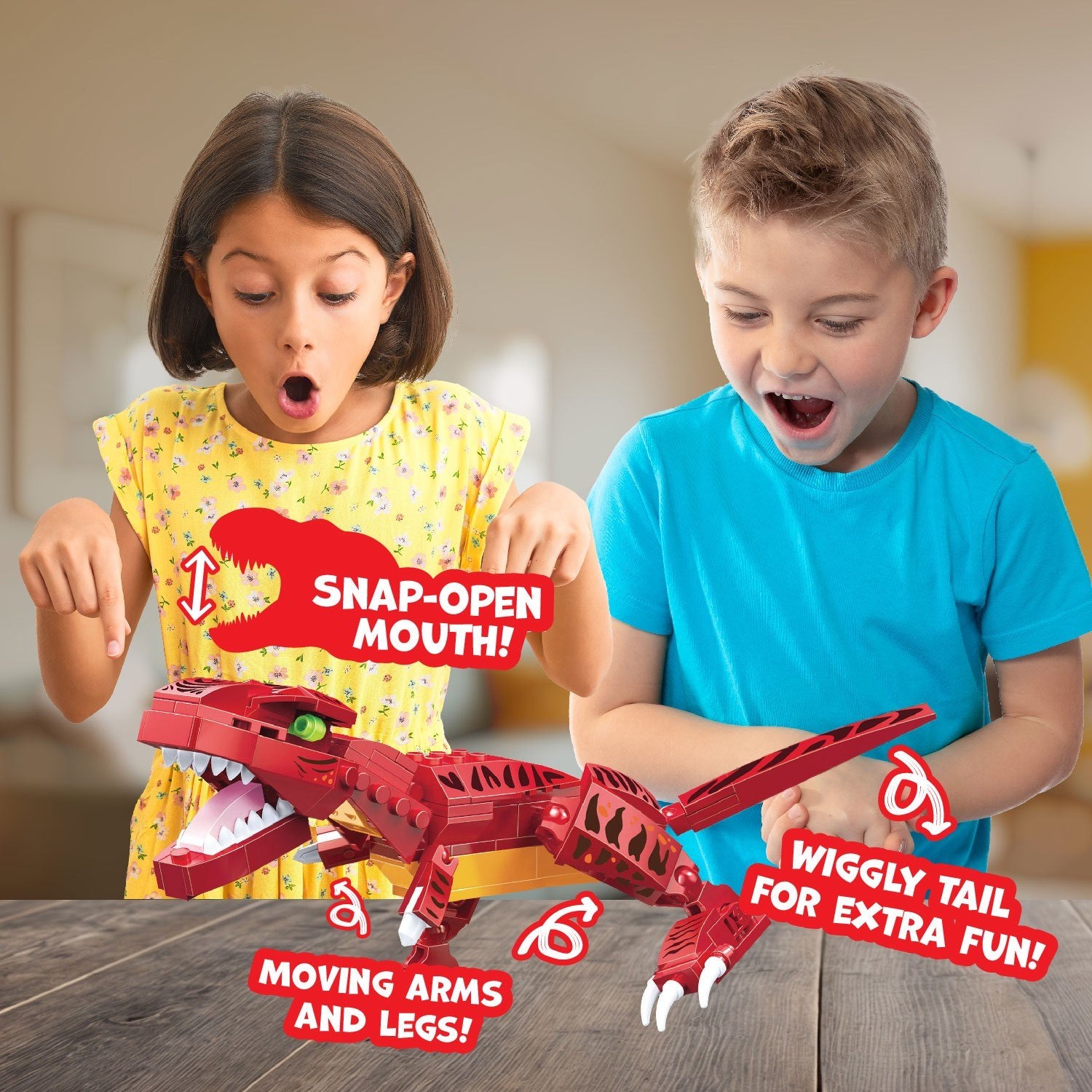 Kit de Construção Dinossauro T-Rex