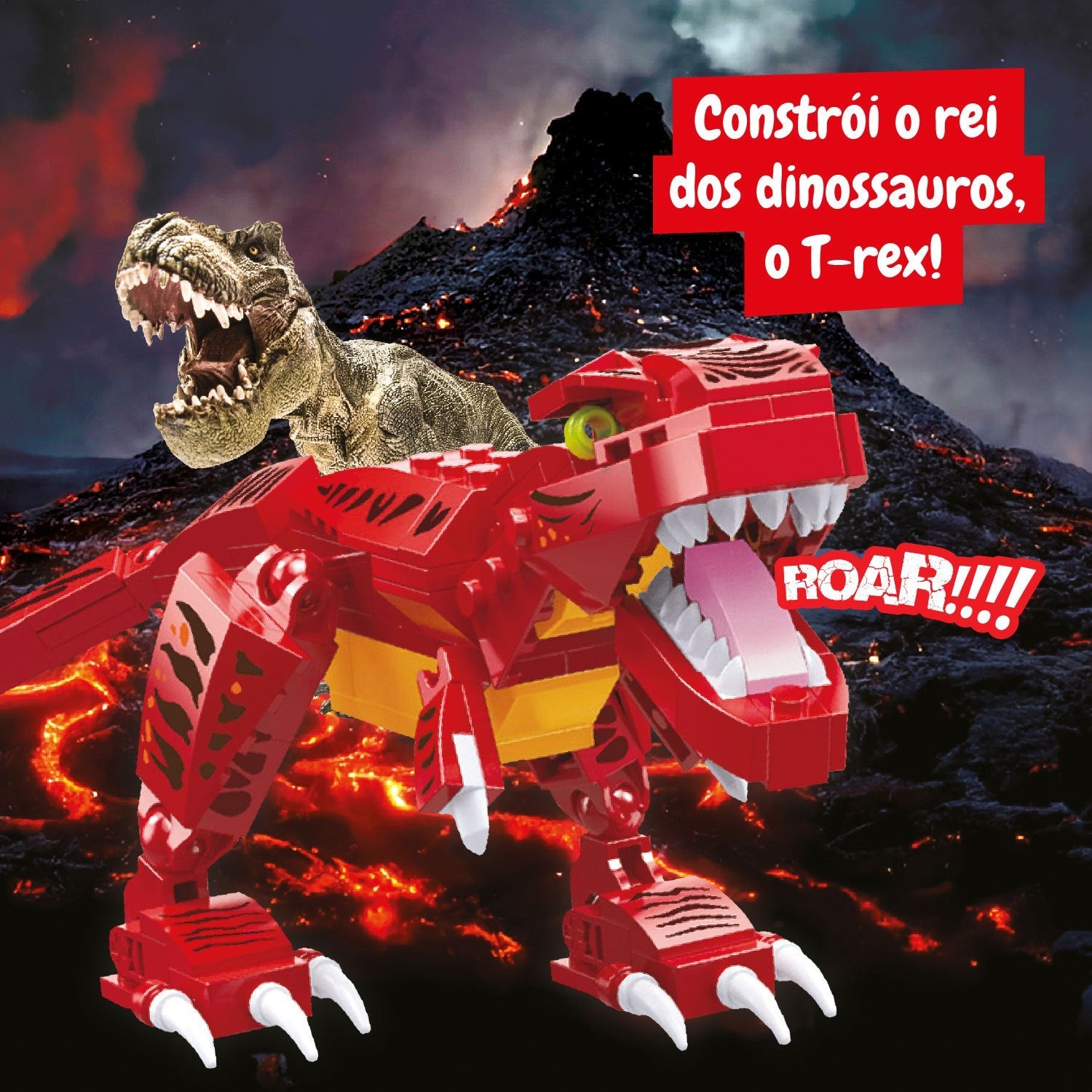 Kit de Construção Dinossauro T-Rex