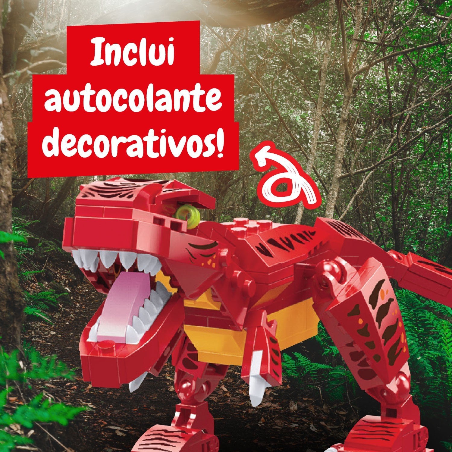 Kit de Construção Dinossauro T-Rex