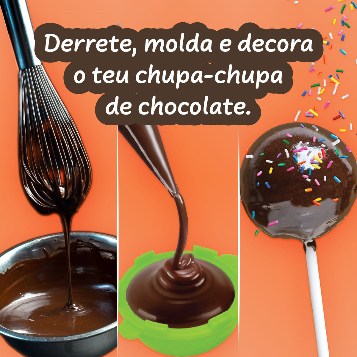 Chupa-chupas de Chocolate