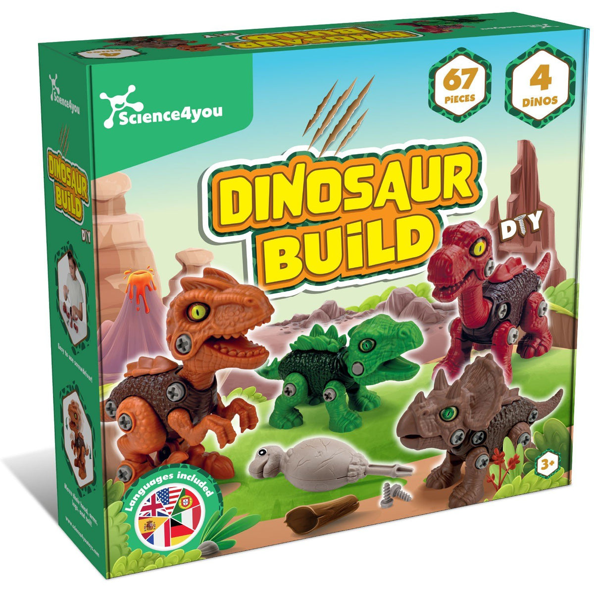 4-in-1 DIY Dinosaurs