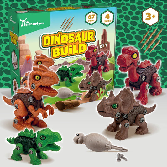 4-in-1 DIY Dinosaurs