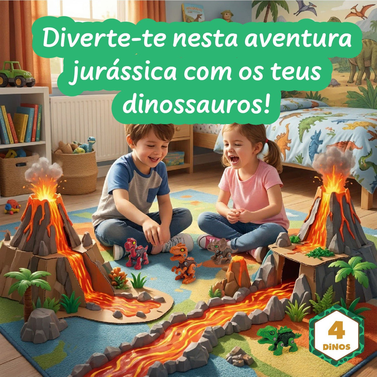 4-in-1 DIY Dinosaurs