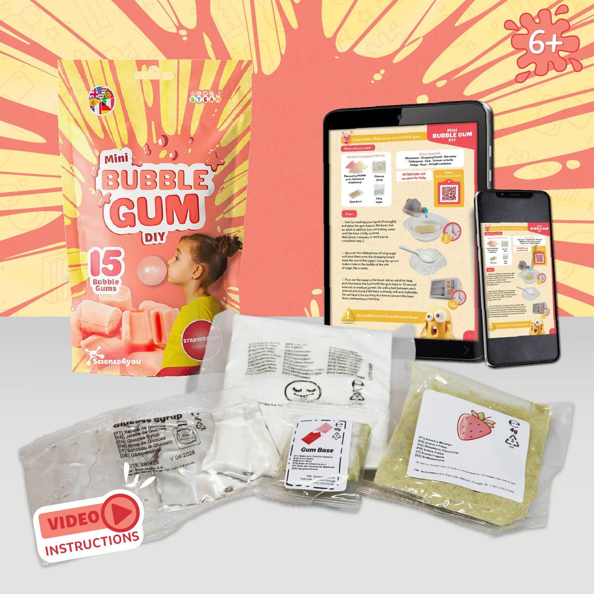 Mini Strawberry Gum Kit