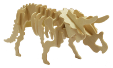 3D Wooden Puzzle - Triceratops